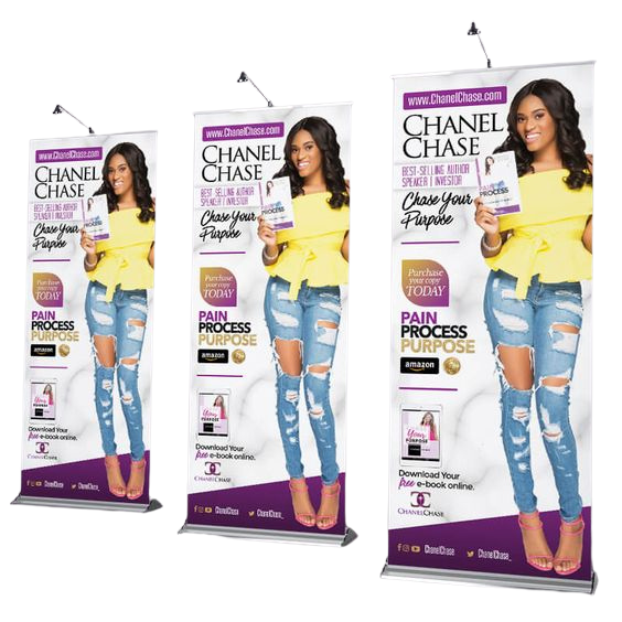 Using a retractable banner will enhance your brand value and add a sophisticated edge to your memories