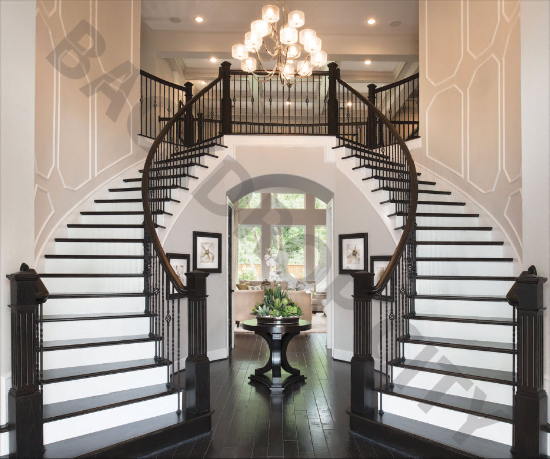 Black and White Stair Backdrop – Backdrop City