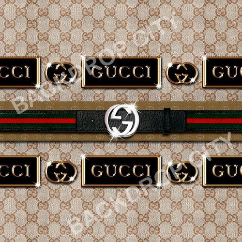 Gucci Computer Printed Backdrop - Backdrop City