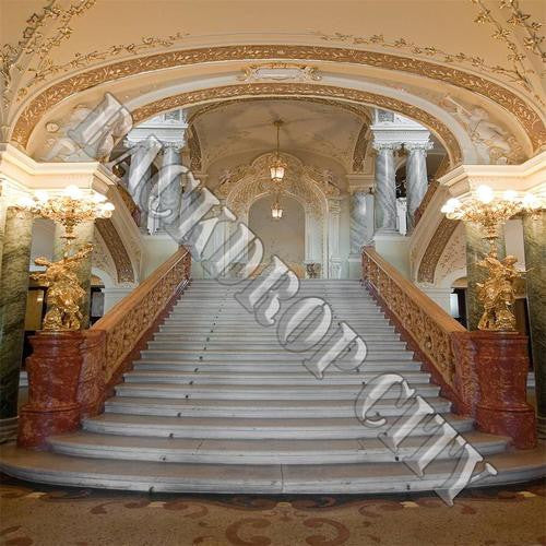 Luxe Staircase Computer Printed Backdrop - Backdrop City