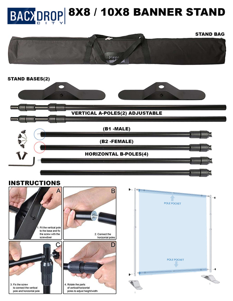 Backdrop Parts Names Backdrop Studio Equipment | Must-Have Inventory for Photographers ...